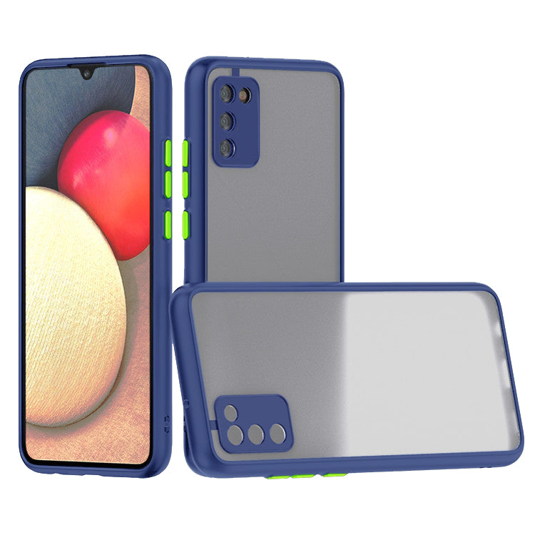 Camera Protection Translucent Case For Samsung Galaxy A20S /M02S In Navy